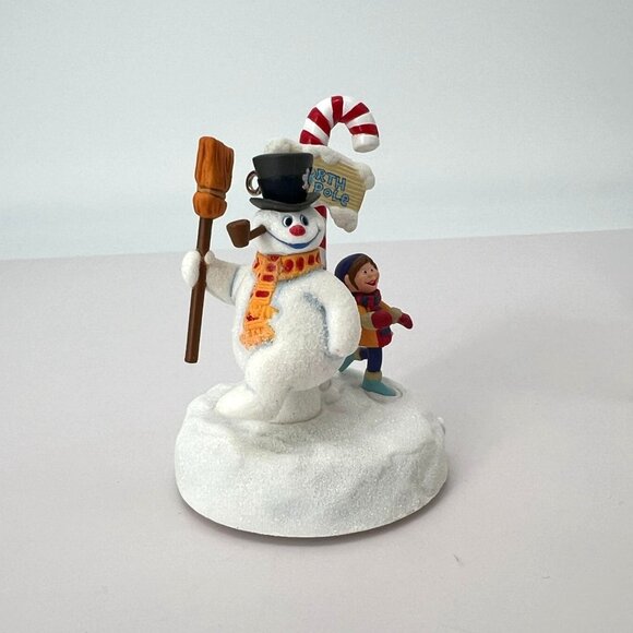 Hallmark Keepsake Follow The Leader Frosty The Snowman Christmas Ornament Sound - Picture 2 of 7